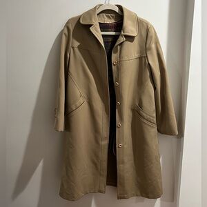 Beautiful camel colored trench coat